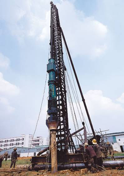 石家庄井陉矿区振动沉管载体桩